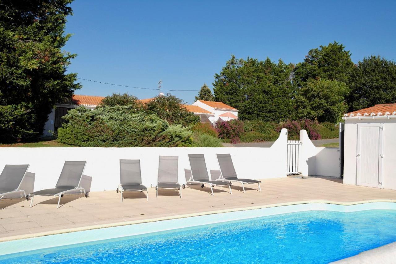 Maison Pour 4 A La Campagne Avec Piscine Commequiers Exterior foto